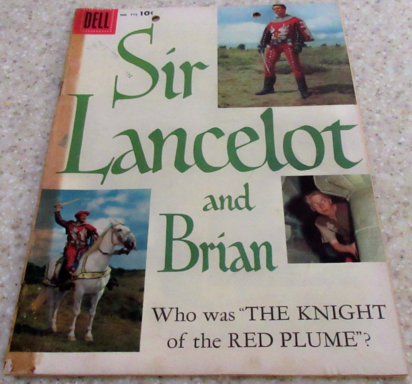 Sir Lancelot Four-Color 775, (VG 4.0),1957 File Copy Buscema 50% off Guide