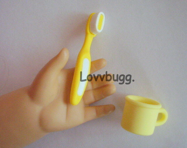 Yellow Toothbrush Set  Accessory for 18\