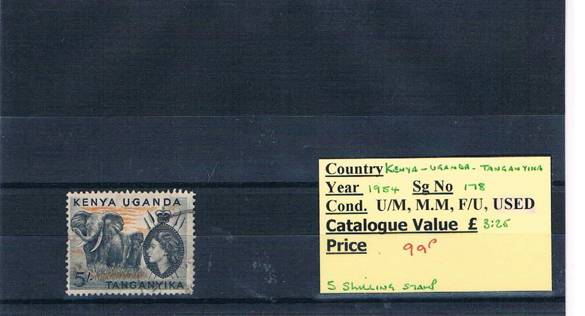 GB Stamps - Empire & Commonwealth - Kenya, Uganda & Tanganyika