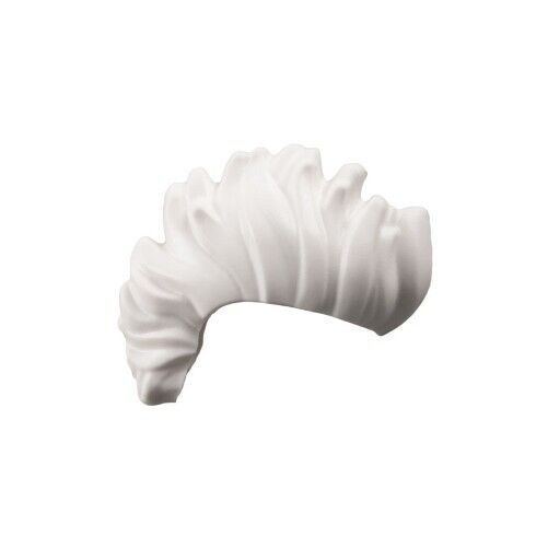 LEGO - Minifig, Hair Mohawk, Wide and Wavy - White