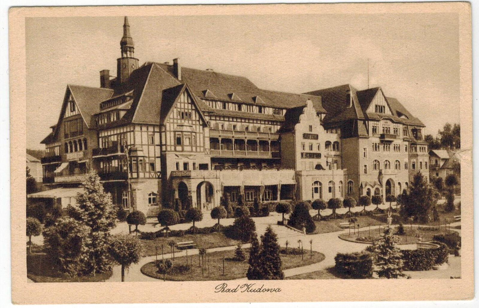 View from Bad Kudowa/Kudowa-Zdroj, Germany/Poland, 1920s (1)