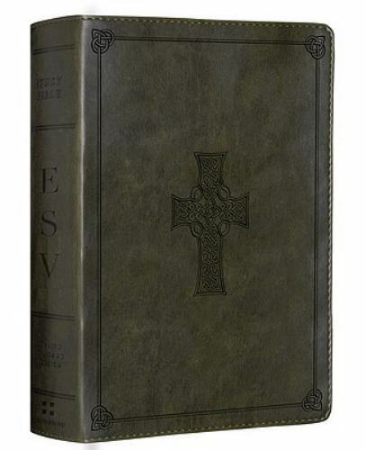 ESV Study Bible, Personal Size (TruTone, Olive, Celtic Cross Design) (2011,...
