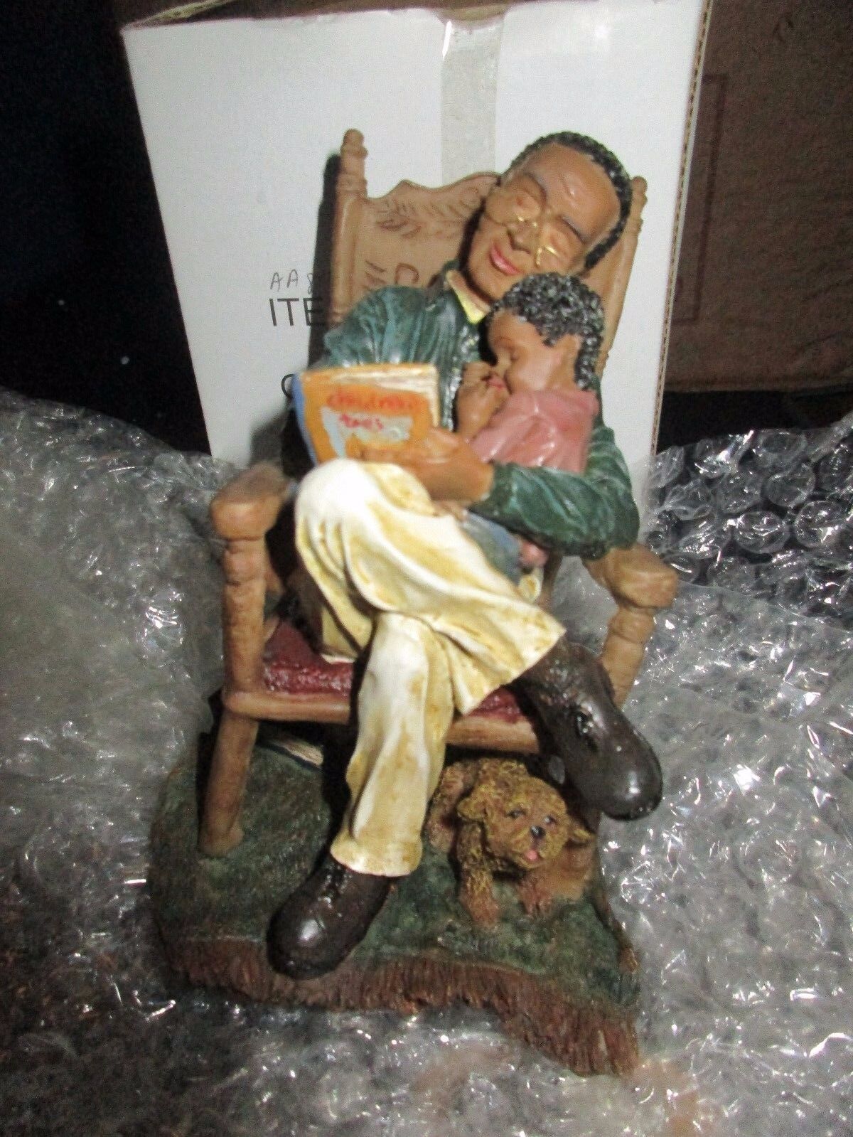New in box African American Man with child 5\