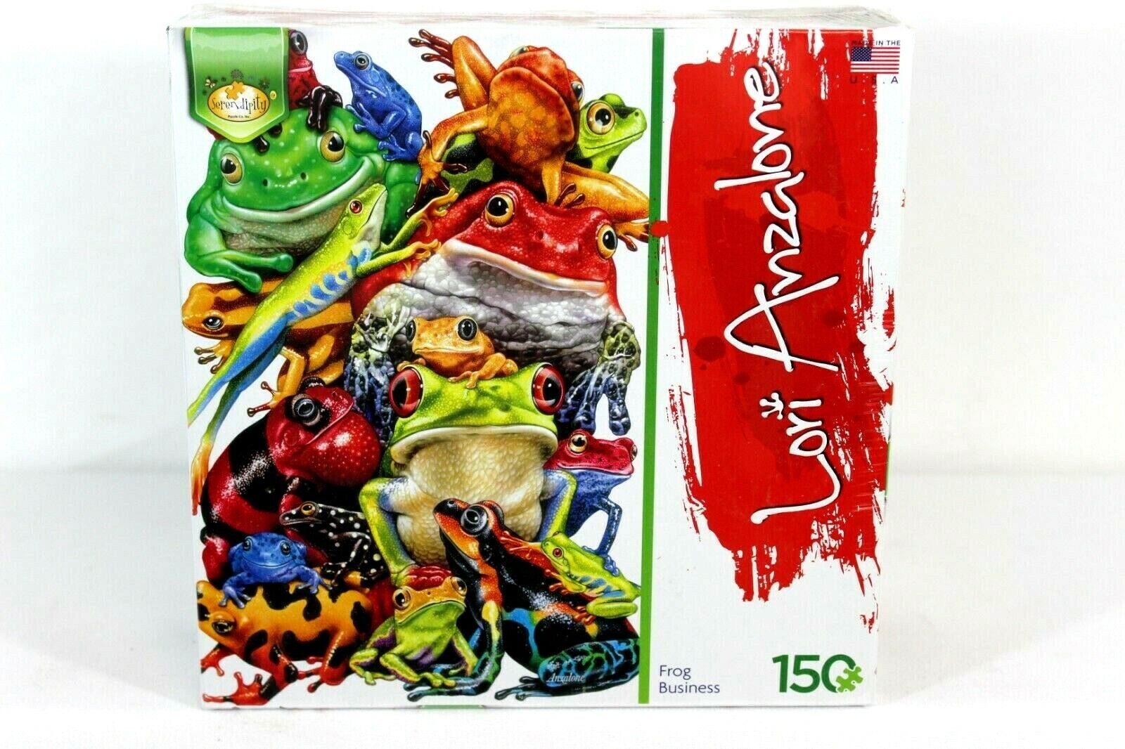 Lori Anzalone Frog Business Puzzle by Serendipity 150 Piece NEW in Box