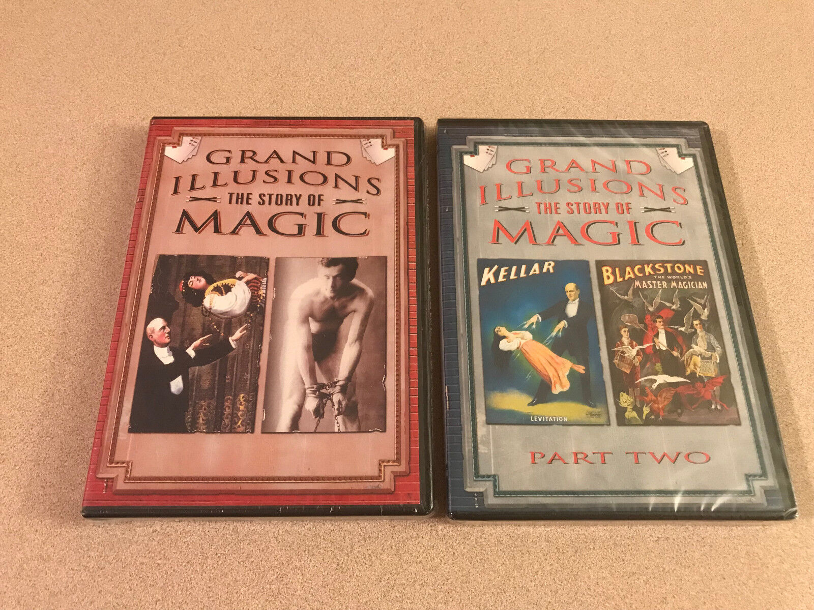 Grand Illusions: The Story of Magic Parts 1 & 2 DVD Set New Sealed OOP HTF