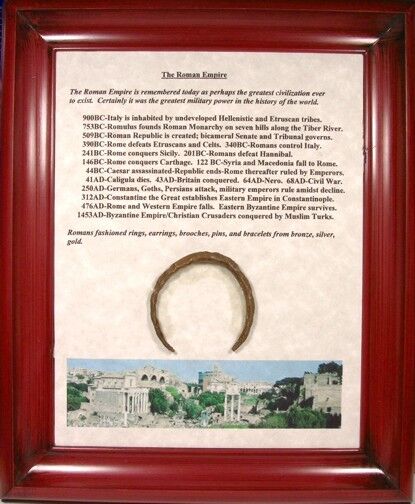 100AD Ancient Bronze Roman Judaea Israel Phoenica Philistine Bracelet Plaque