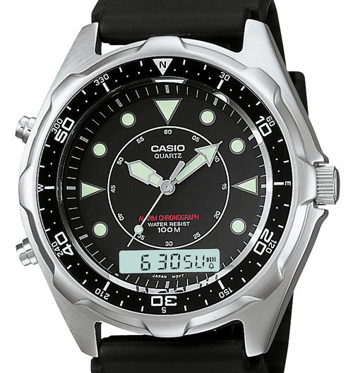 Casio Men\'s AMW320R-1EV Marine Analog-Digital Dive Watch