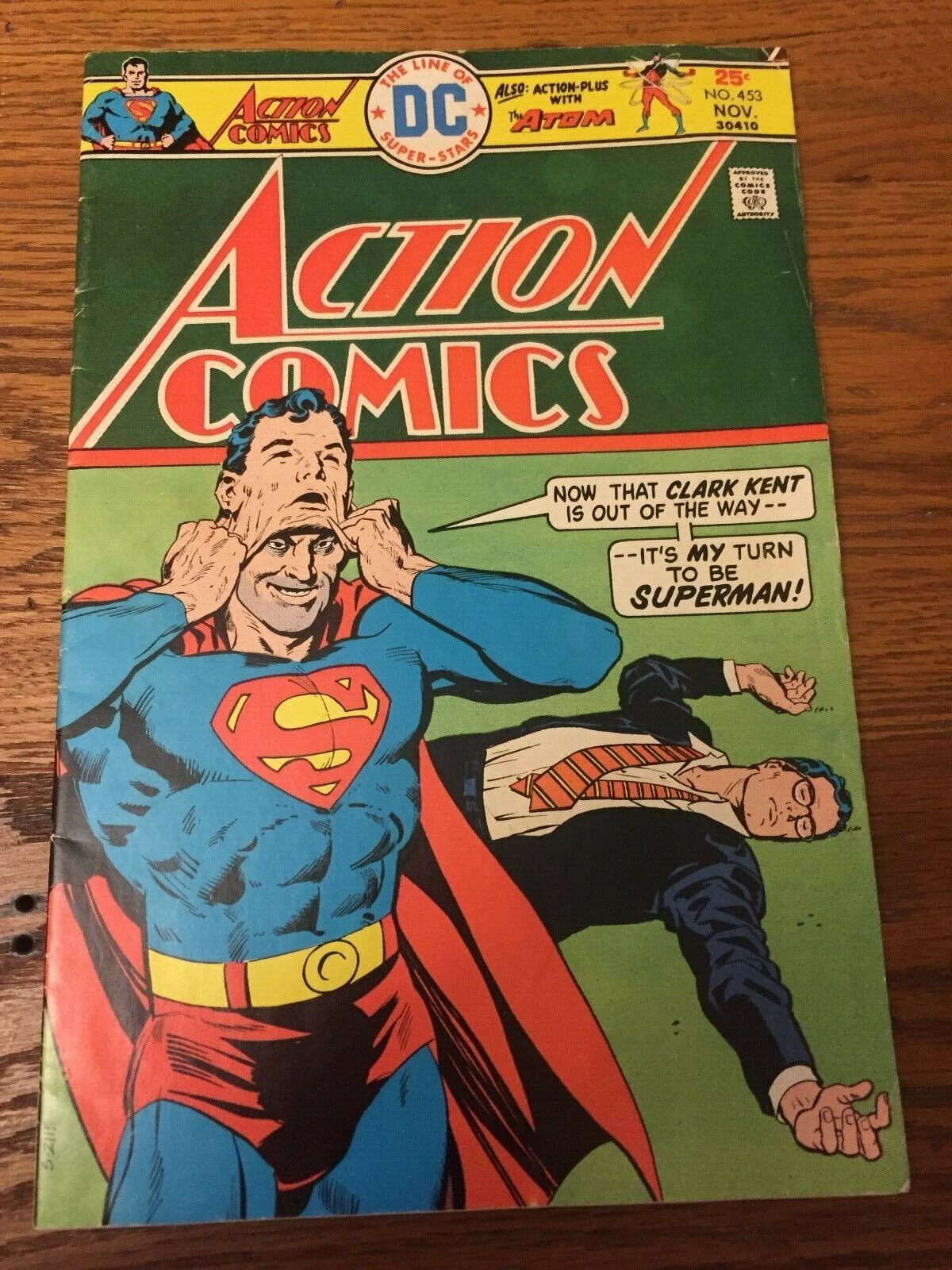 DC ACTION COMICS - ACTION PLUS WITH THE ATOM  - SUPERMAN - #453 11/1975