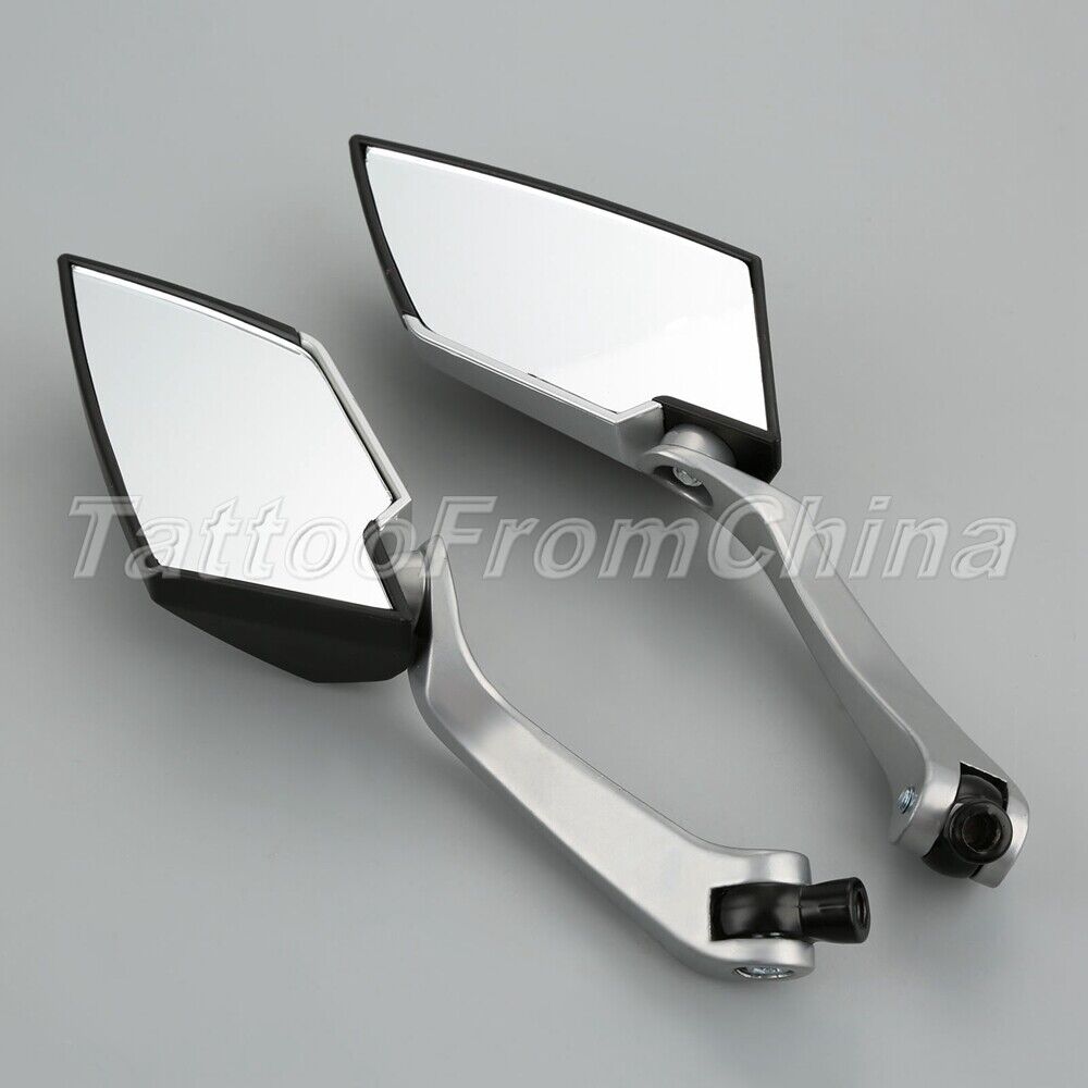 8mm 10mm Motorcycle Rear View Rearview Side Mirror w Bolts for Yamaha FZ1 2010