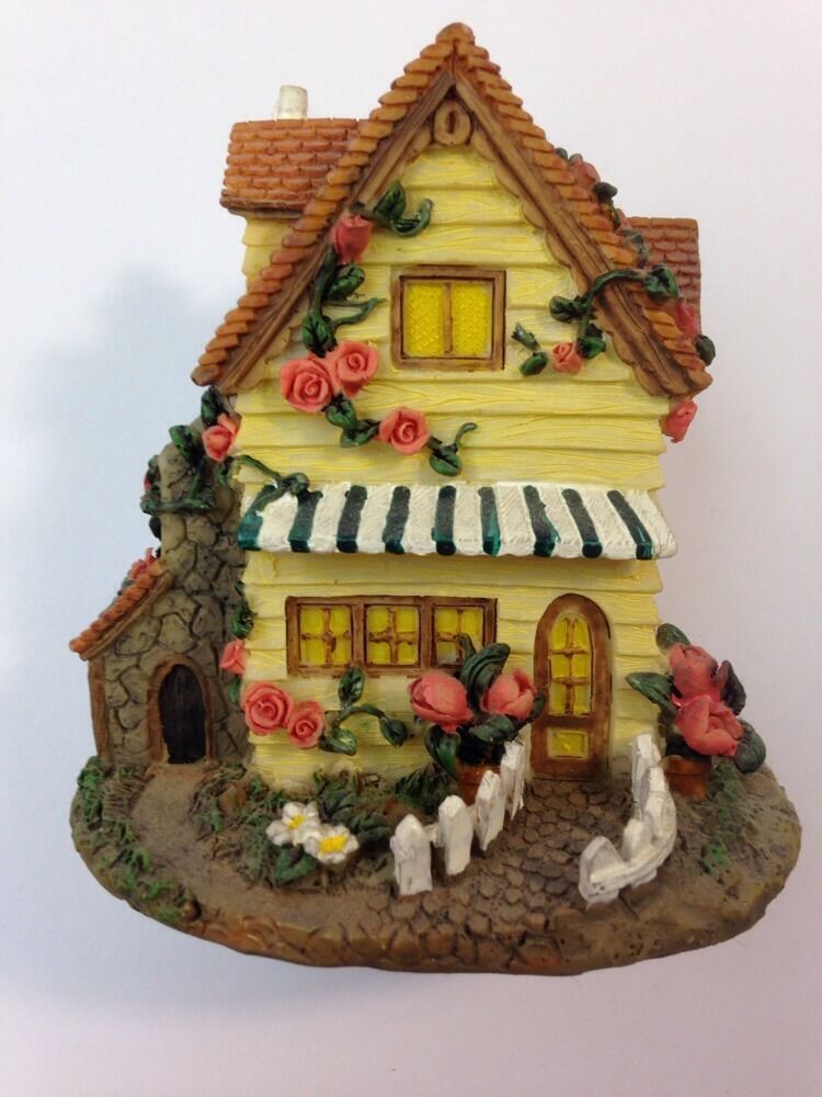 K's Collection Country Peach Rose Garden Cottage House