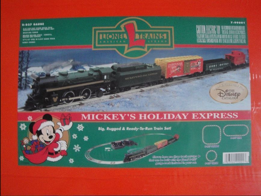 Lionel 7-99001 Mickey\'s Holiday Express Set, mint sealed box