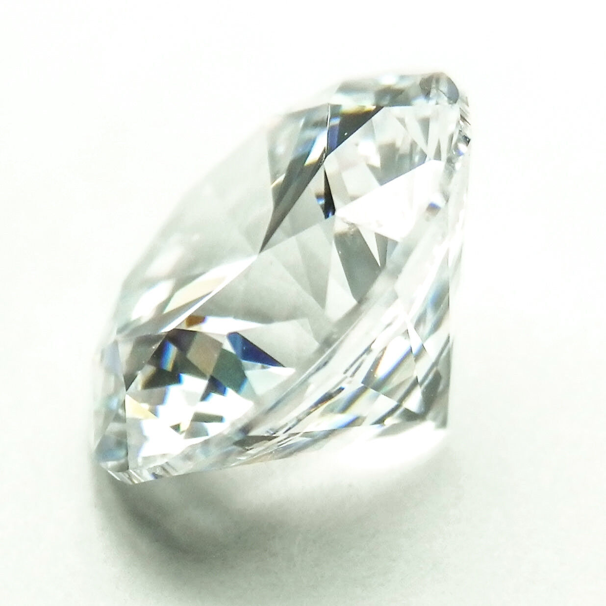 1 Carat Round White Color My Russian Diamond Simulated Lab Created Loose Stone