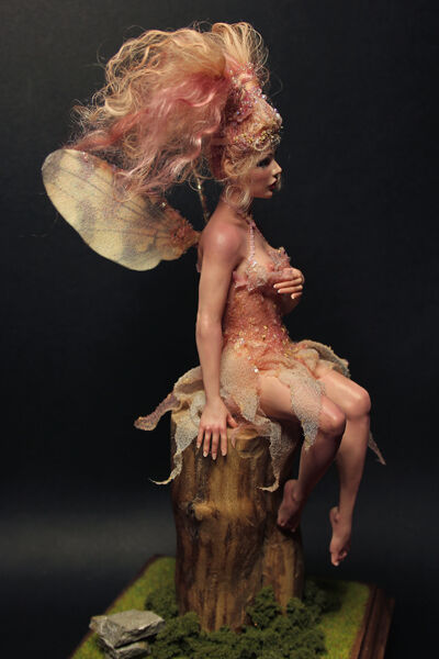 OOAK ARIES FAERIE - faerie sculpture by Elisa Fenoglio IADR PDMAG