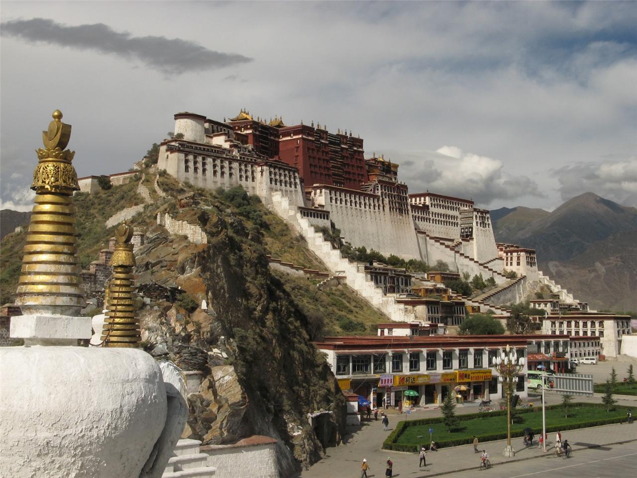 POTALA PALACE GLOSSY POSTER PICTURE PHOTO bodala tibet china lhasa lama 1686