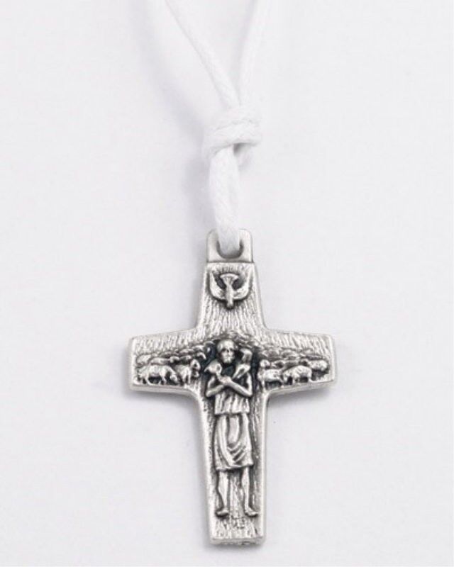 NEW AUTHENTIC POPE FRANCIS VEDELE PECTORAL CROSS PENDANT FIRST COMMUNION GIFT 
