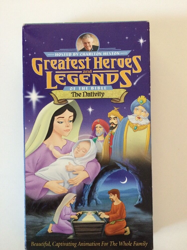 Greatest Heroes and Legends of the Bible - The Nativity (VHS, 2002)  