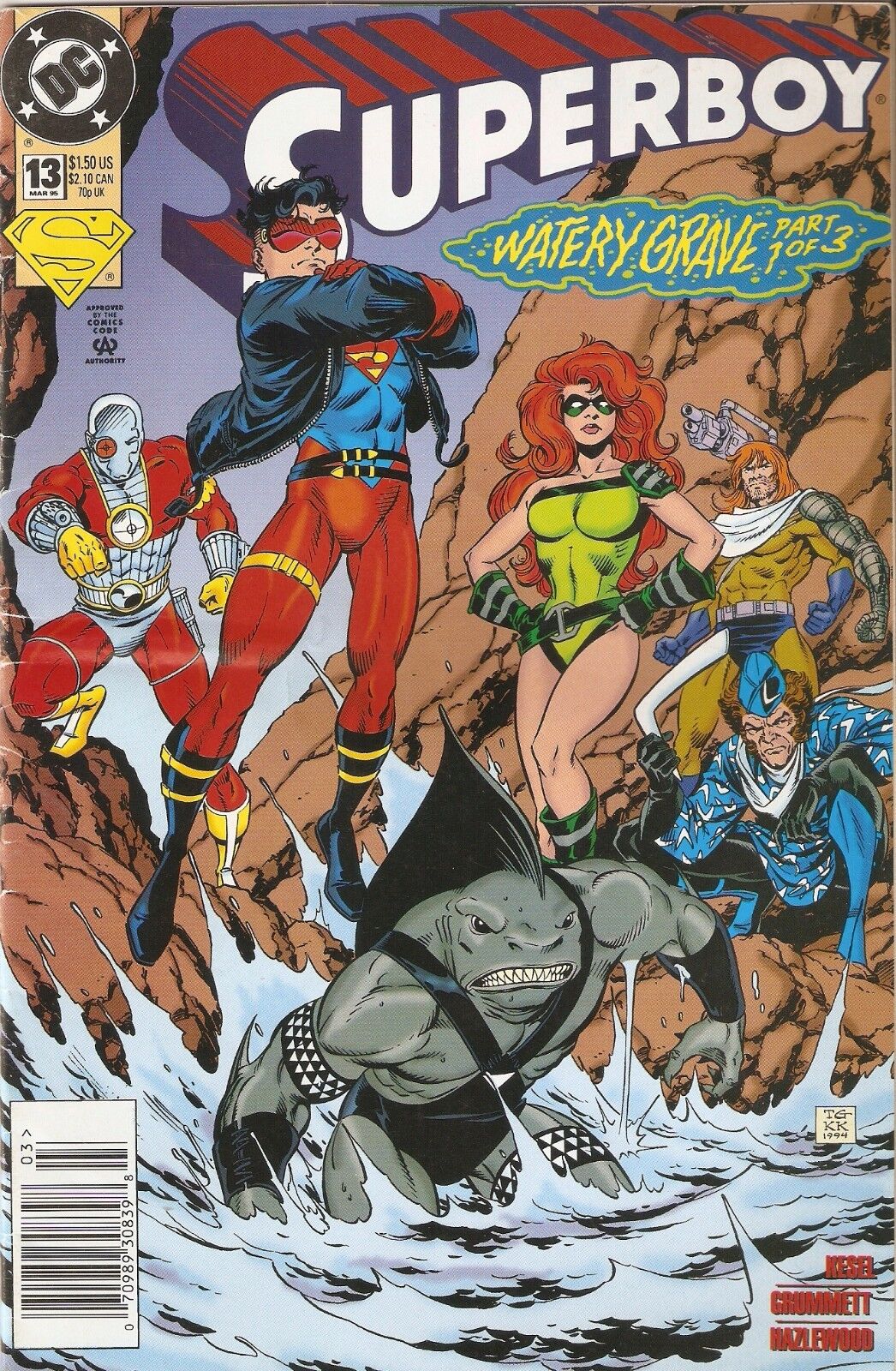 Superboy \'95 13 Newsstand VG P3