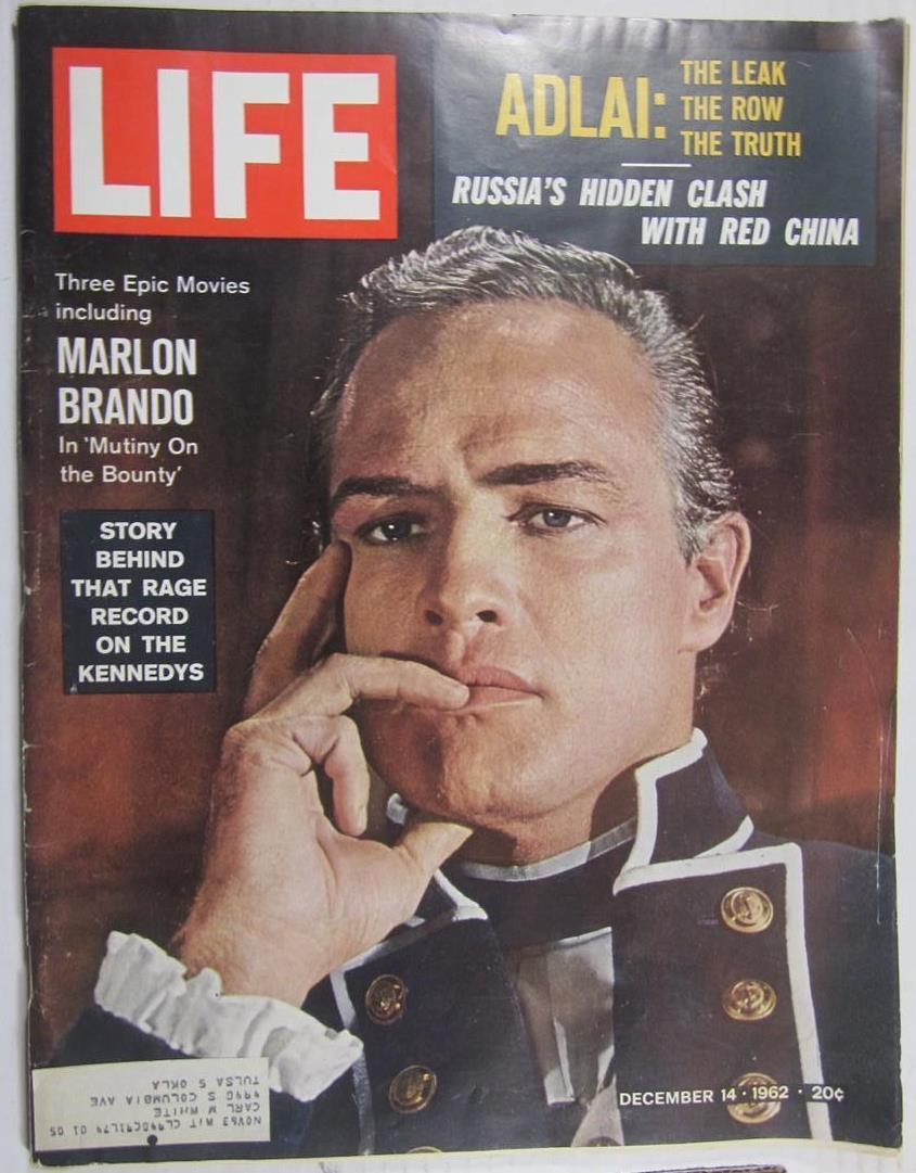 LIFE MAGAZINE DEC 14 1962 MARLON BRANDO MUTINY ON BOUNTY