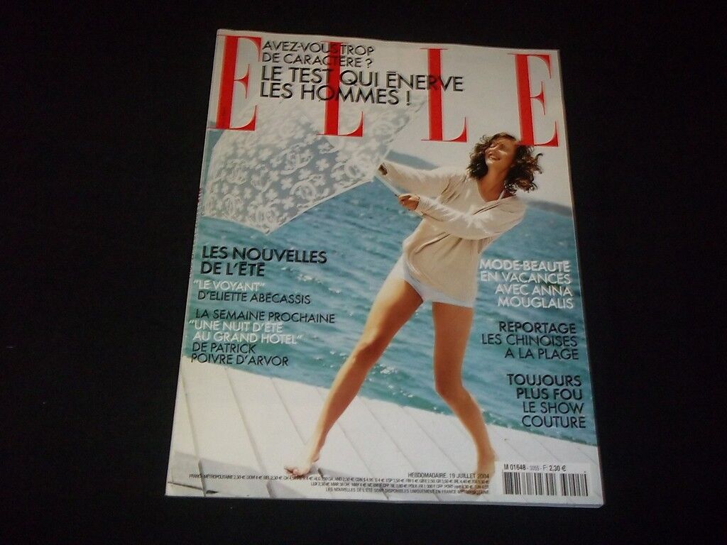 2004 JUL 19 ELLE MAGAZINE IN FRENCH - ANNA MOUGLALIS - FASHION MODELS - B 891