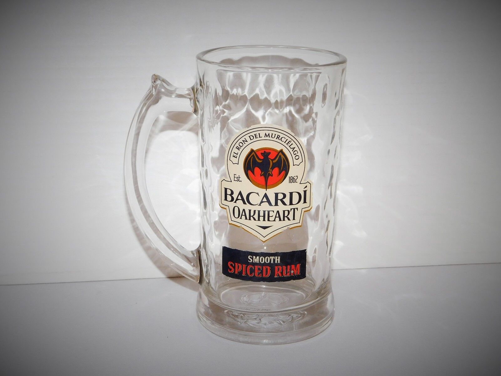 Bacardi OakHeart Spiced Rum RARE Alcohol Beverage Cocktail Mug 14oz UNUSED