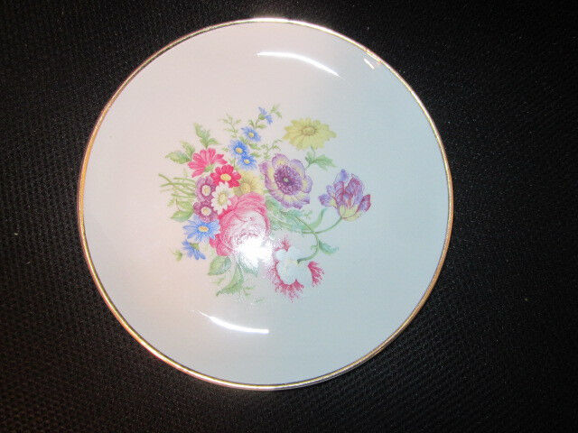 Vtg Hutschenreuther Gelb Bavaria German PASCO Dish China Floral Plate Germany