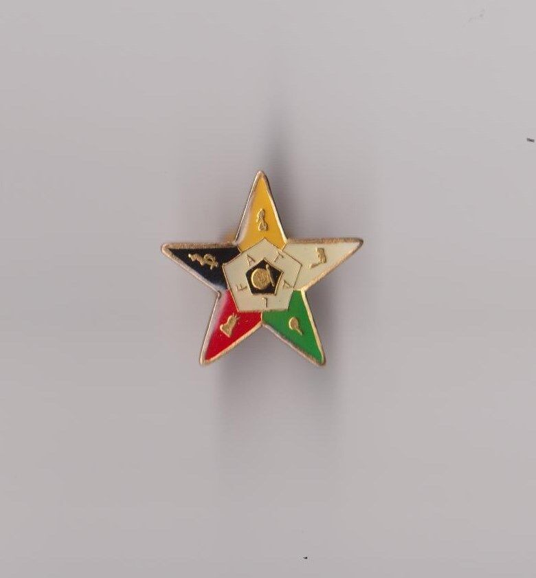 Masonic/Freemason - Hat/Lapel Pin OES Eastern Star - Design #2