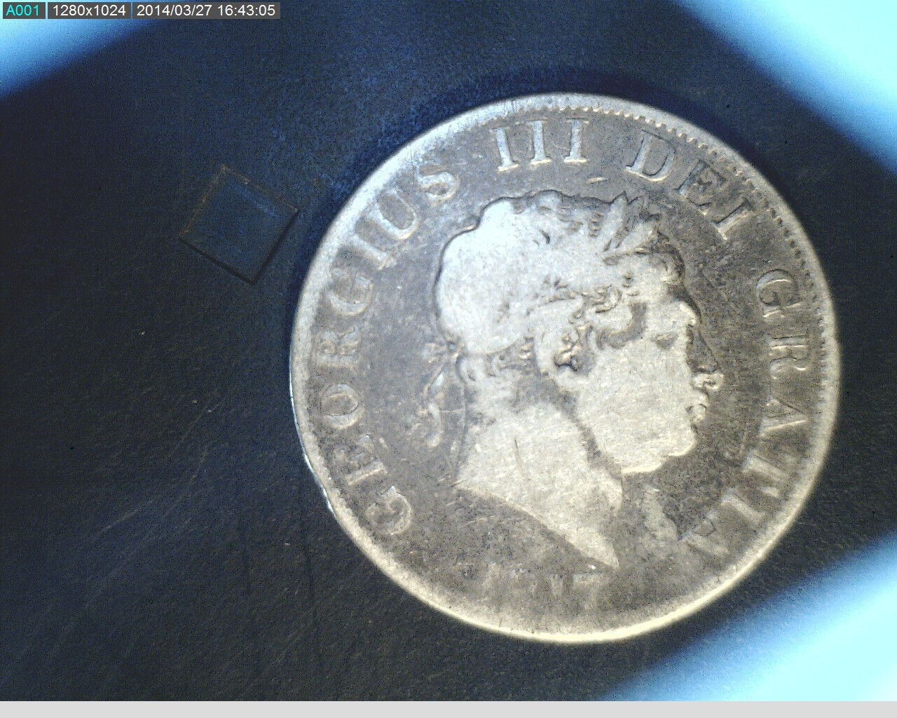 1817 Great Britian, Half Crown,  King George III, .4204 Oz  Silver  (Uk-89)