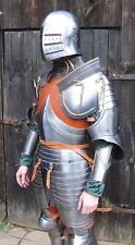 Medieval chain mail Armour Suit 18 Guage Steel Halloween Costume picture