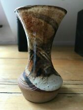 Prince Edward Island Barry Jeeves Pei Handmade Original Clay Vase 5 Inch Signed picture