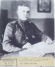 World War I U.S General Samuel Rockenbach Father U.S Armor 'Tank' Autograph Rare picture