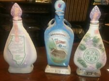 ILLINOIS SESQUICENTENNIAL - JIM BEAM DECANTER - 1968 and (2)- Village of Lombard picture