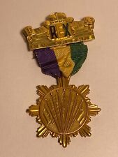 REX 1953 MENS DUCAL Badge pin NEW ORLEANS MARDI GRAS KREWE FAVOR  MGS1342 picture
