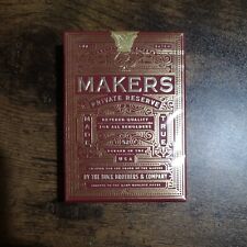 Makers Private Reserve Gilded Ed Playing Cards New Dan Dave Art of Play Deck picture
