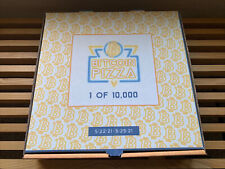Bitcoin Pizza Box (1 of 10,000) Collectors Item Empty Box #EatBitcoinPizza picture
