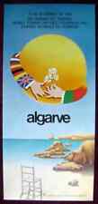 Original Poster Portugal Algarve Beach Sea Sun Art Chair World Tourism Day 1982 picture