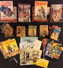 LONE RANGER Vintage Novels Fran Striker BIG LITTLE BOOKS Golden Books HUGE LOT++ picture