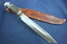 Vintage G.C.Co. 490  Bowie Large Knife with Sheath  picture