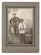 1900s African American Caretaker / Nanny & Frontier Father Pennsylvania Photo picture