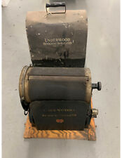 Antique Vintage 1908 Underwood Revolving Duplicator Copy Machine Typewrite  picture