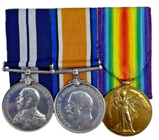 WW1 British RNAS DSM Distinguished Service Medal Group F11344 JA Mortimer picture