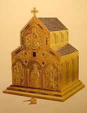 + Ornate Romanesque Tabernacle + All Goldplated + + + chalice co. picture