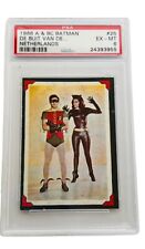 Batman Trading Card 1966 Periodical Topps PSA 6 NETHERLANDS Robin Catwoman POP 3 picture
