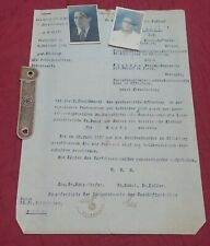 Official divorce Document document jew couple Pre Holocaust 1938 Judaica Germany picture