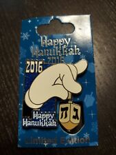 Rare Disney LE Happy Hanukkah 2016 Spinning Dreidel Pin (UF:119320) picture