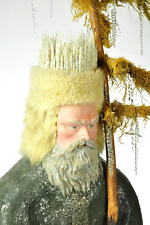 Amazing German Santa Claus/ Belsnickel Candy Container  Glasscrown approx. 1890 picture