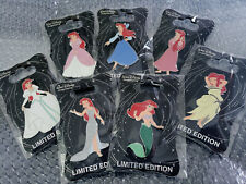 RARE Disney 7 Pin Set WDI - Ariel Little Mermaid Dress Gown LE 250 picture
