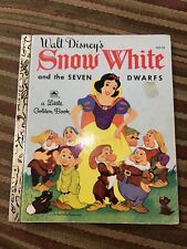 Walt Disney's~Snow White and the Seven Dwarfs~ A Little Golden Boo Lk ~ 1948 picture