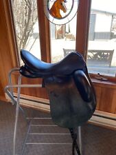 Gorgeous Epiphany Dressage Saddle by County. 17.5” Wide Tree picture