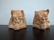 Twin antique French gargoyle statues picture