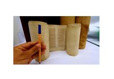 Tifara Judaica Torah Scroll Beautiful & Clear From Germany About 250 years picture